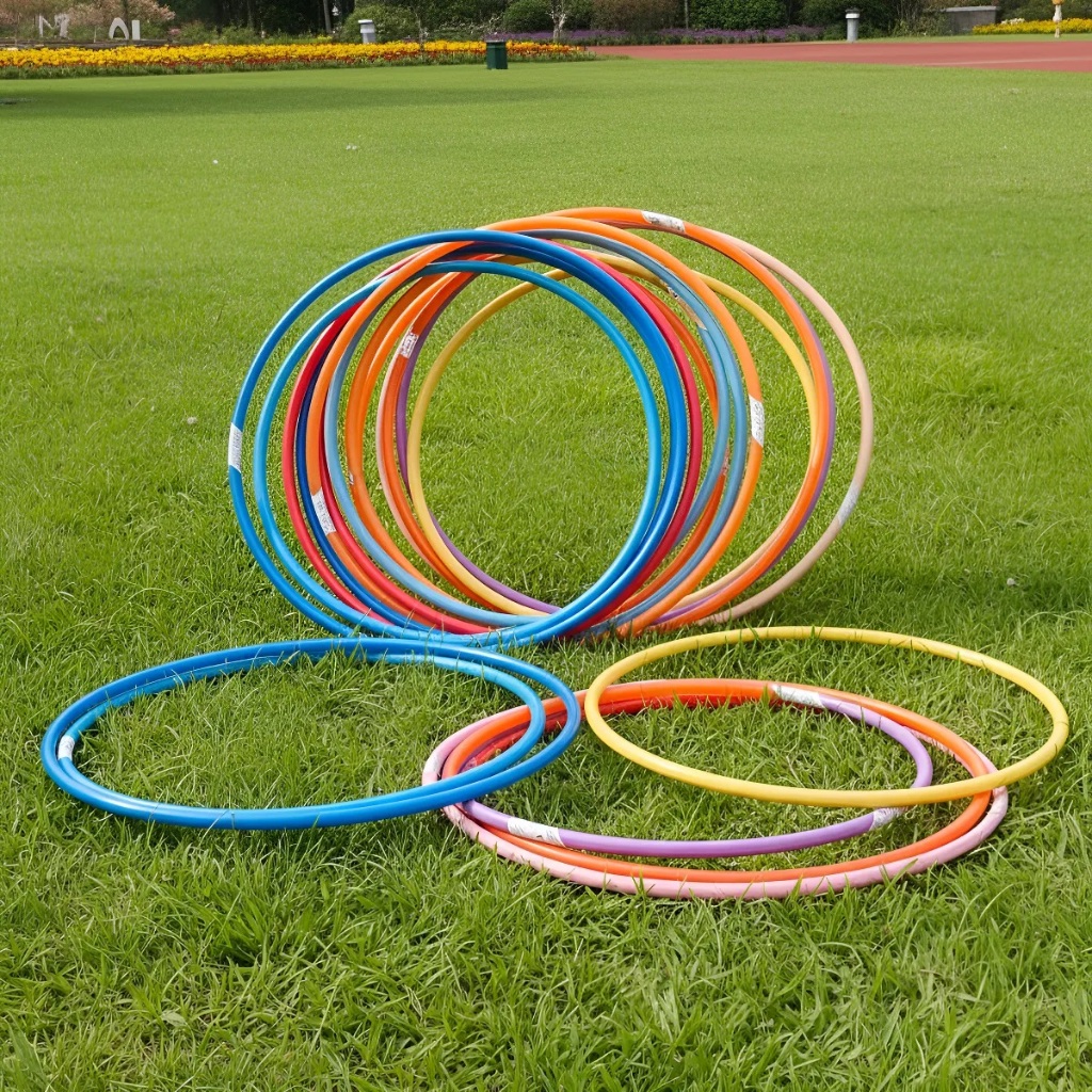 15 Bambolê Arco 63cm Colorido Treino Funcional Adulto E Criança Brinquedo