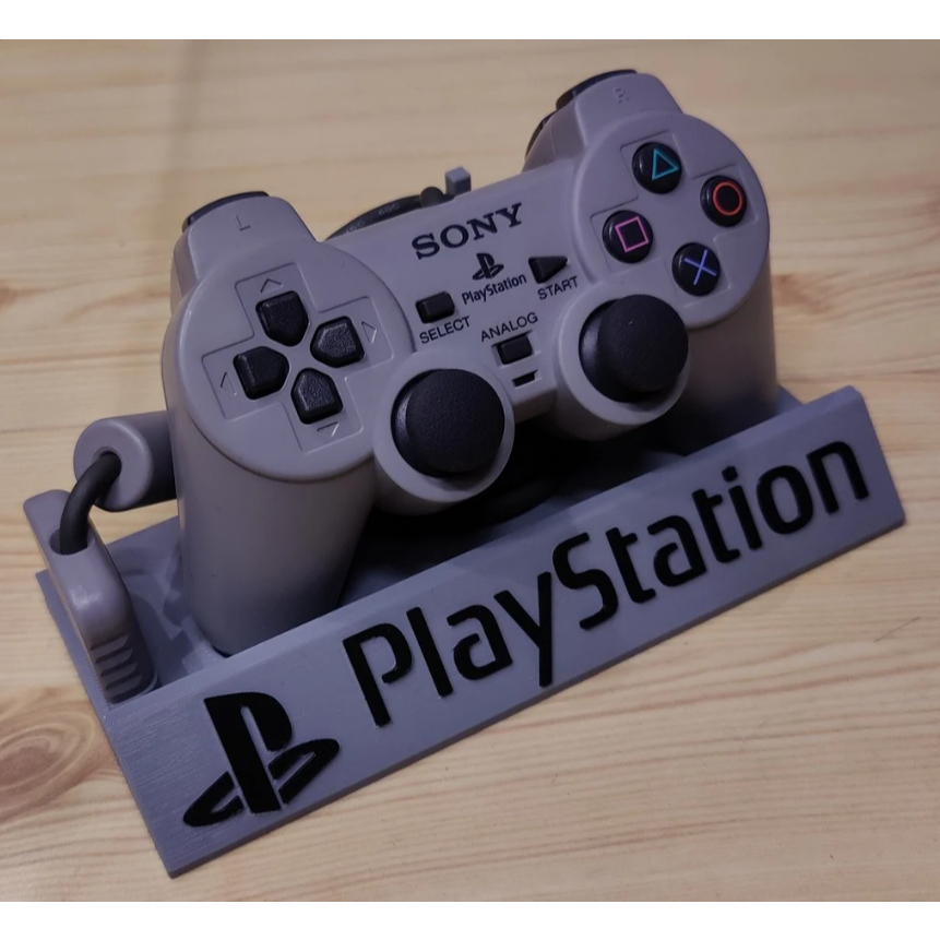 Suporte de Exibição Display para controle Playstation PS1 PS2 PS3 PS4 - Impressão 3D