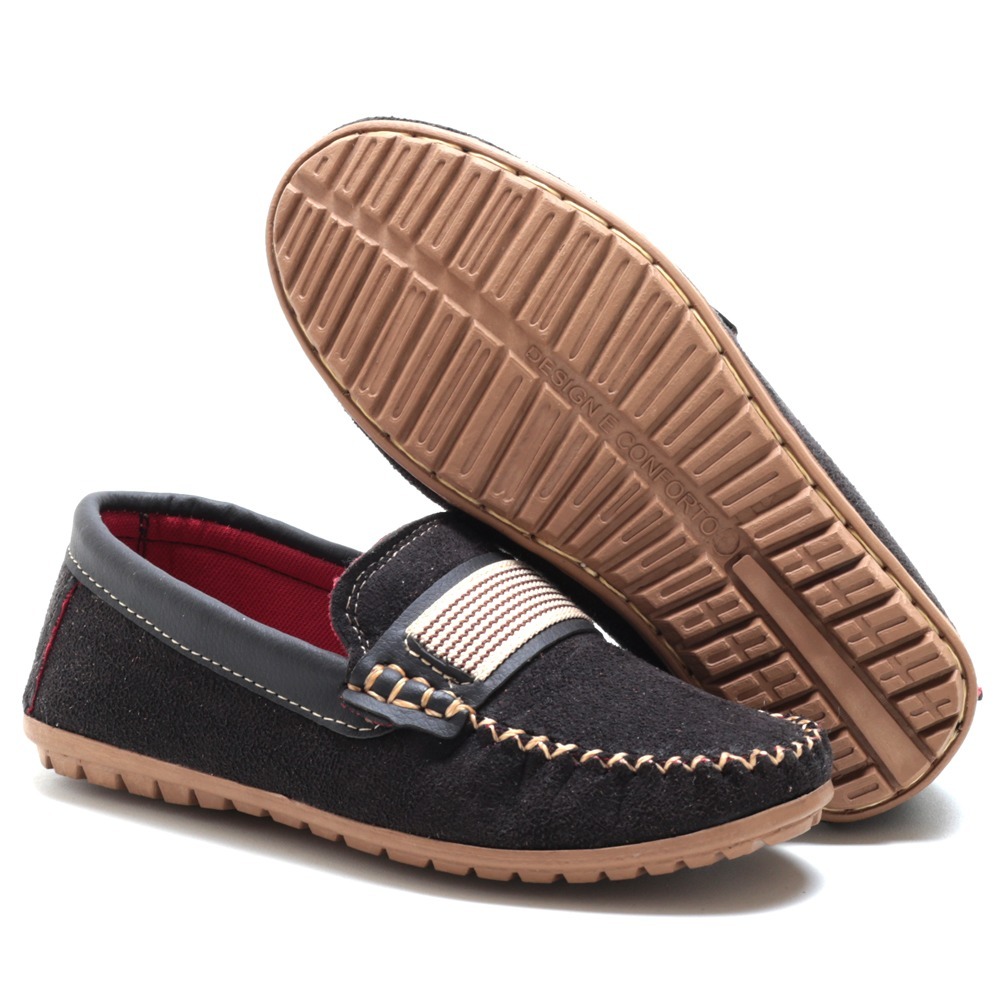 Sapatilha Mocassim Casual Infantil Menino Sapato Infantil Masculino Kids Confortável em Oferta na Shopee