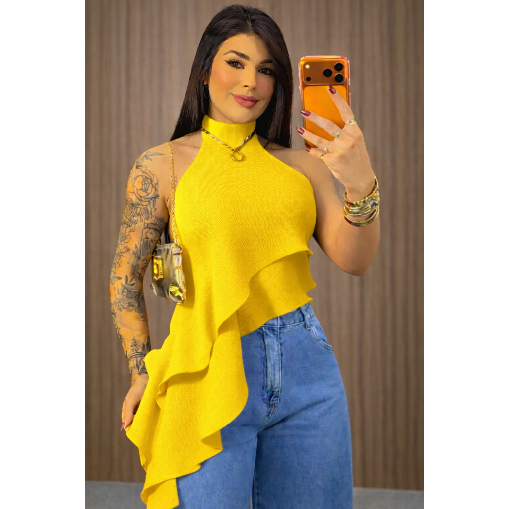Blusa Feminina Tecido Duna - Comprar com Melhor Preço em Blusas