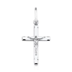 Pingente Cruz com Cristo Prata 925