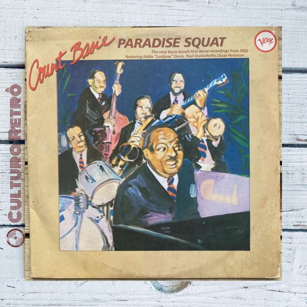 LP "PARADISE SQUAT" COUNT BASIE 1983 VERVE (EM ÓTIMO ESTADO)