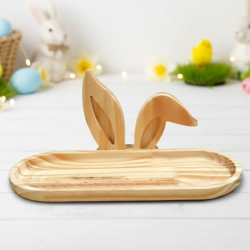 Bandeja de Madeira- Páscoa Orelhinhas em Oferta na Shopee