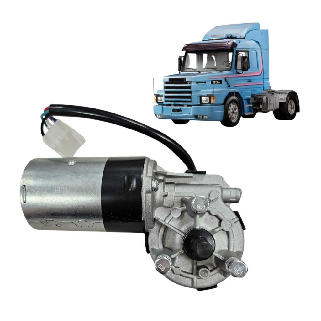 Motor Limpador Parabrisa Elétrico 24V Dianteiro Para Caminhão Scania S3 R 113E R 113H 1958048