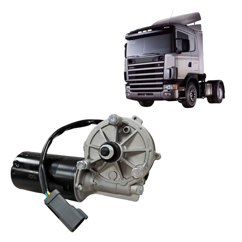 Motor Limpador Parabrisa Elétrico 24V Dianteiro Para Scania Série 4 Série 5 P G R Após 2007 1392755