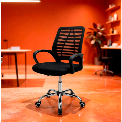 Cadeira De Escritório Giratória Office Ajustável em Oferta na Shopee