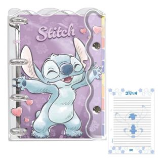 Fichário Argolado Stitch Love Universitário Jovem 48 Folhas em Oferta na Shopee