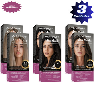 KIT COM 3 TINTA ALTA MODA. em Oferta na Shopee