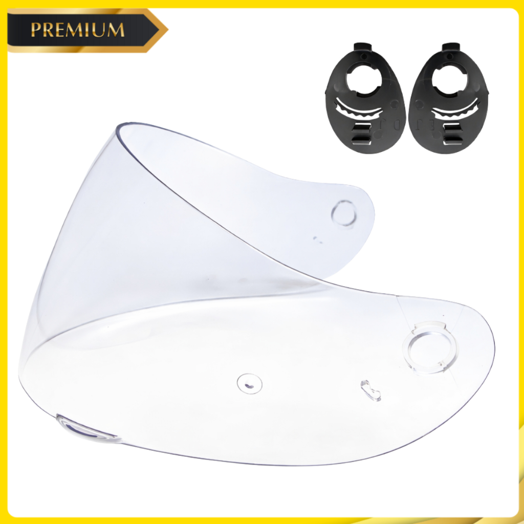 Viseira Cristal Fumê Flay F7 F8 Par Reparo Lateral Capacete
