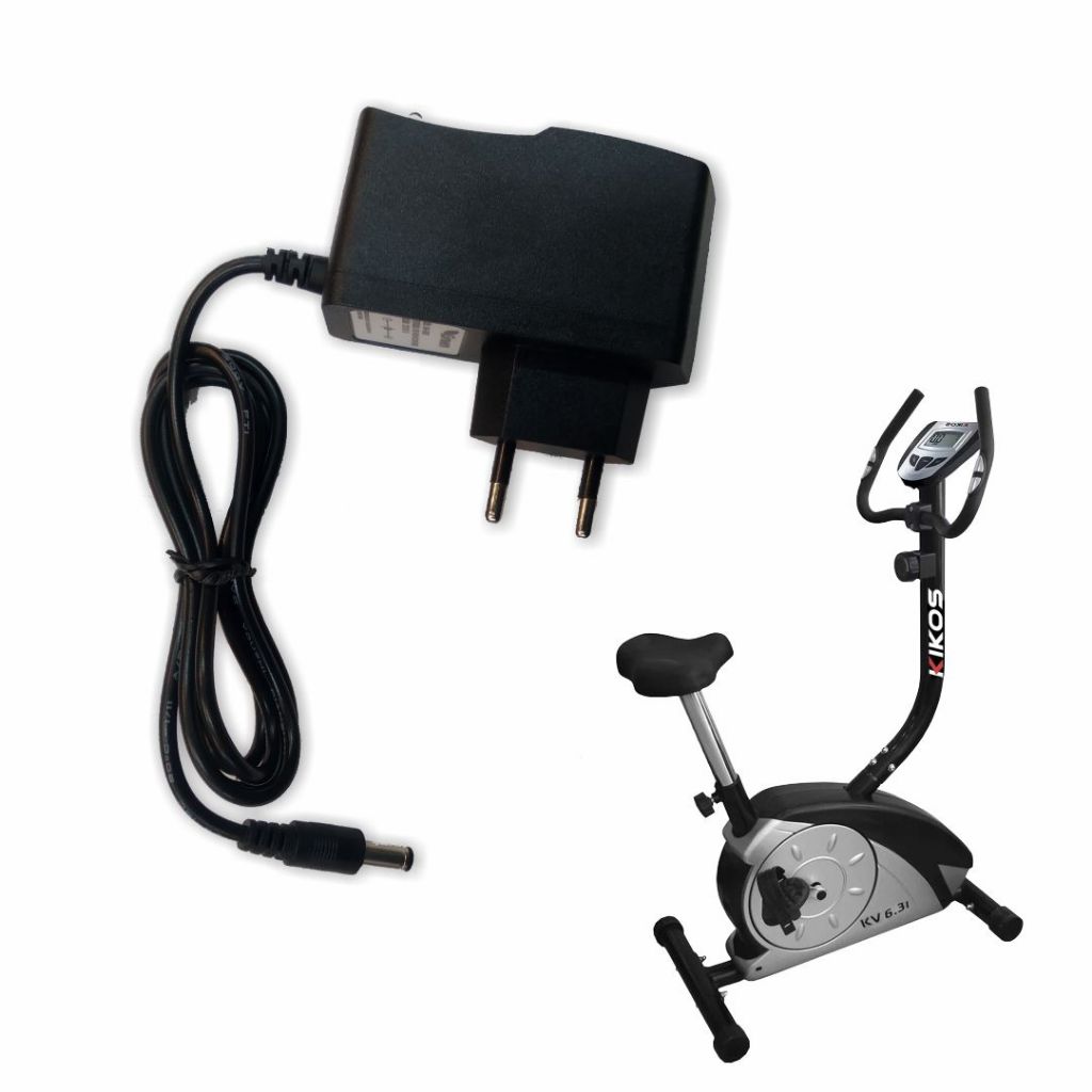 Fonte Para Bicicleta Kikos KV6.3i Ergométrica - Bivolt ( Carregador / Cabo De Força / Cabo De Energia) - R979