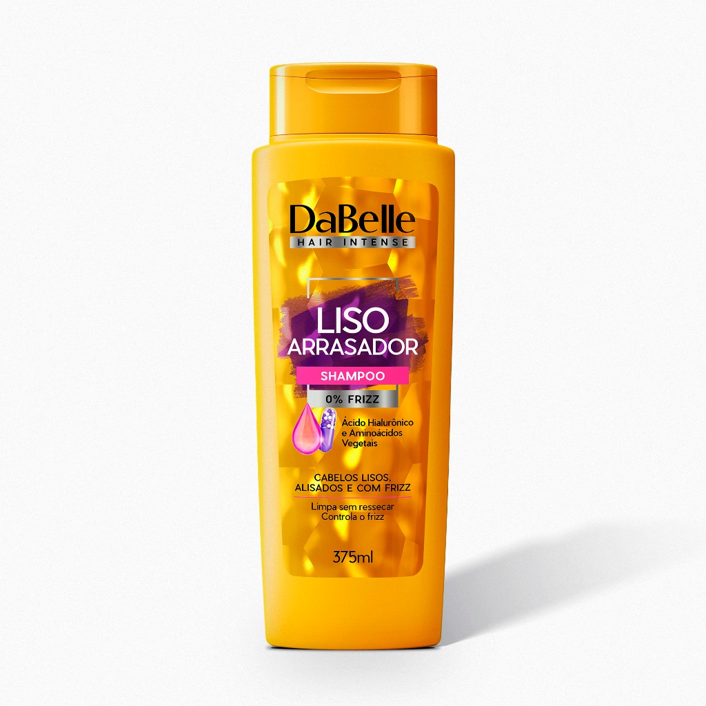 Shampoo Liso Arrasador Dabelle Hair 375ml em Oferta na Shopee
