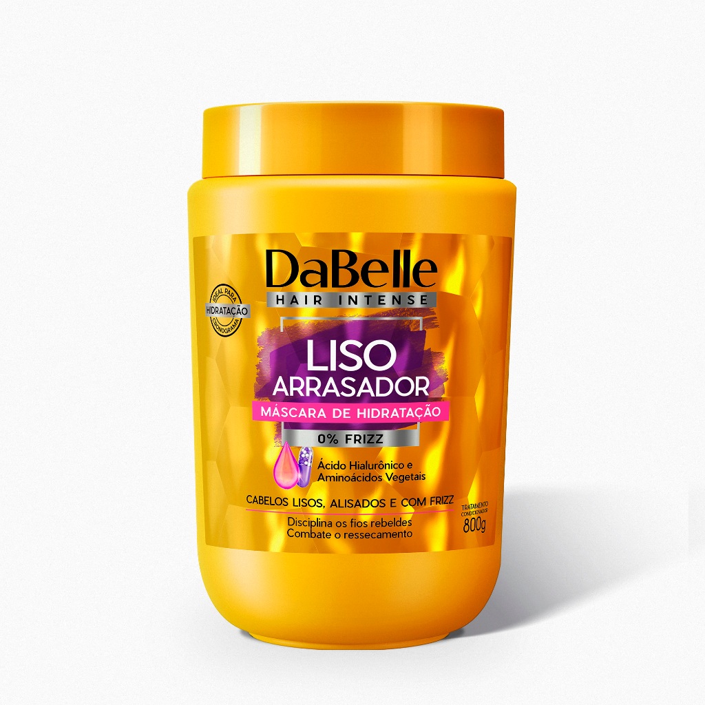 Máscara Liso Arrasador DaBelle Hair 800g em Oferta na Shopee