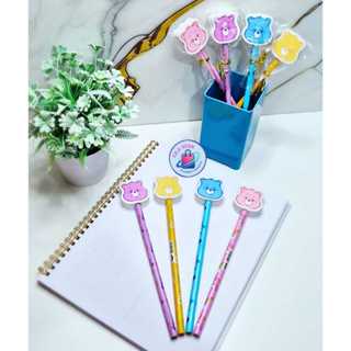 Lápis de Escrever HB com Borracha Ursinhos Carinhosos - Papelaria Fofa Criativa em Oferta na Shopee