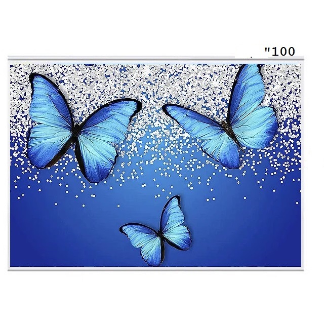 Tela de Projeção 100 POLEGADAS Dobrável para projetor, festas, ver filmes, jogos da copa do mundo, jogar vídeo game