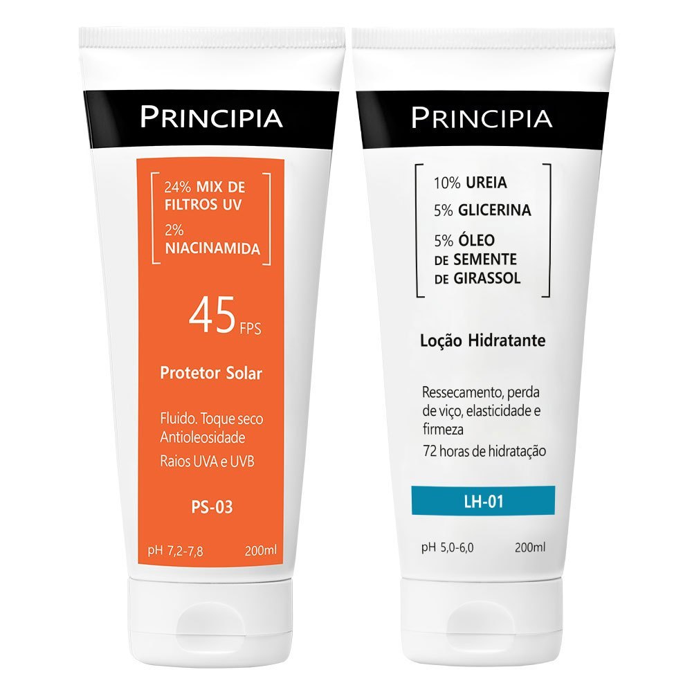 Principia Kit Solar e Hidratação corporal em Oferta na Shopee