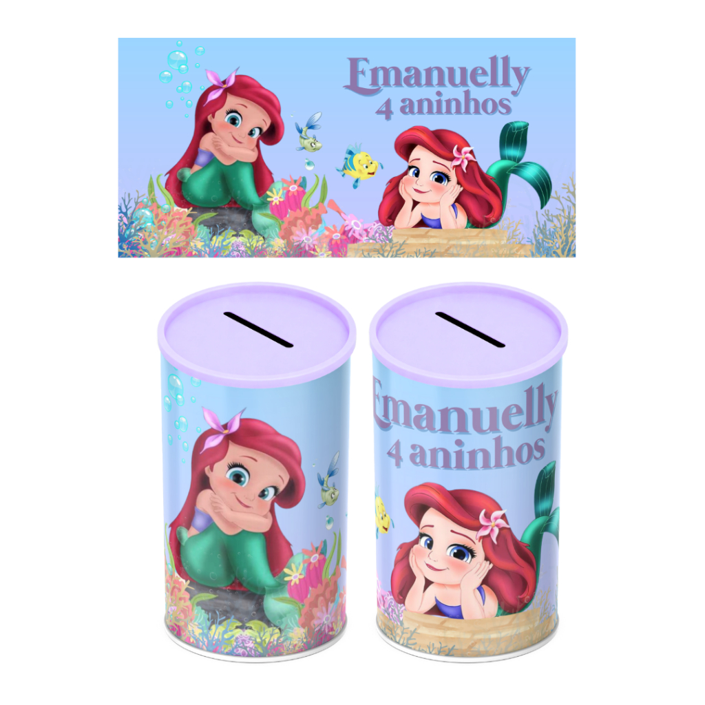 Kit Cofrinhos Personalizados 70 a 100 Unidades Para Lembrancinha Todos os Temas, Festa Infantil