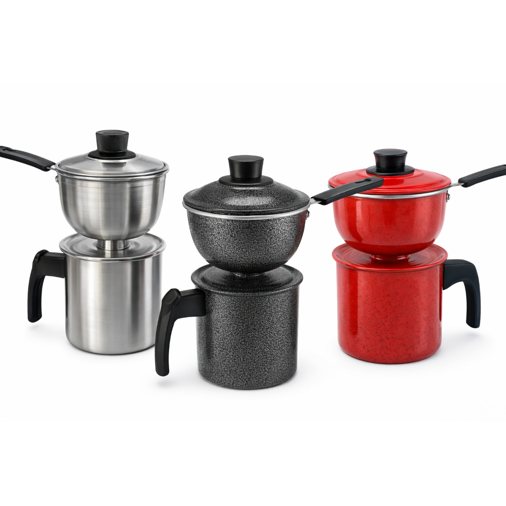 Cuscuzeira Individual Alumínio 2 em 1 – Porção Única | Várias Cores em Oferta na Shopee