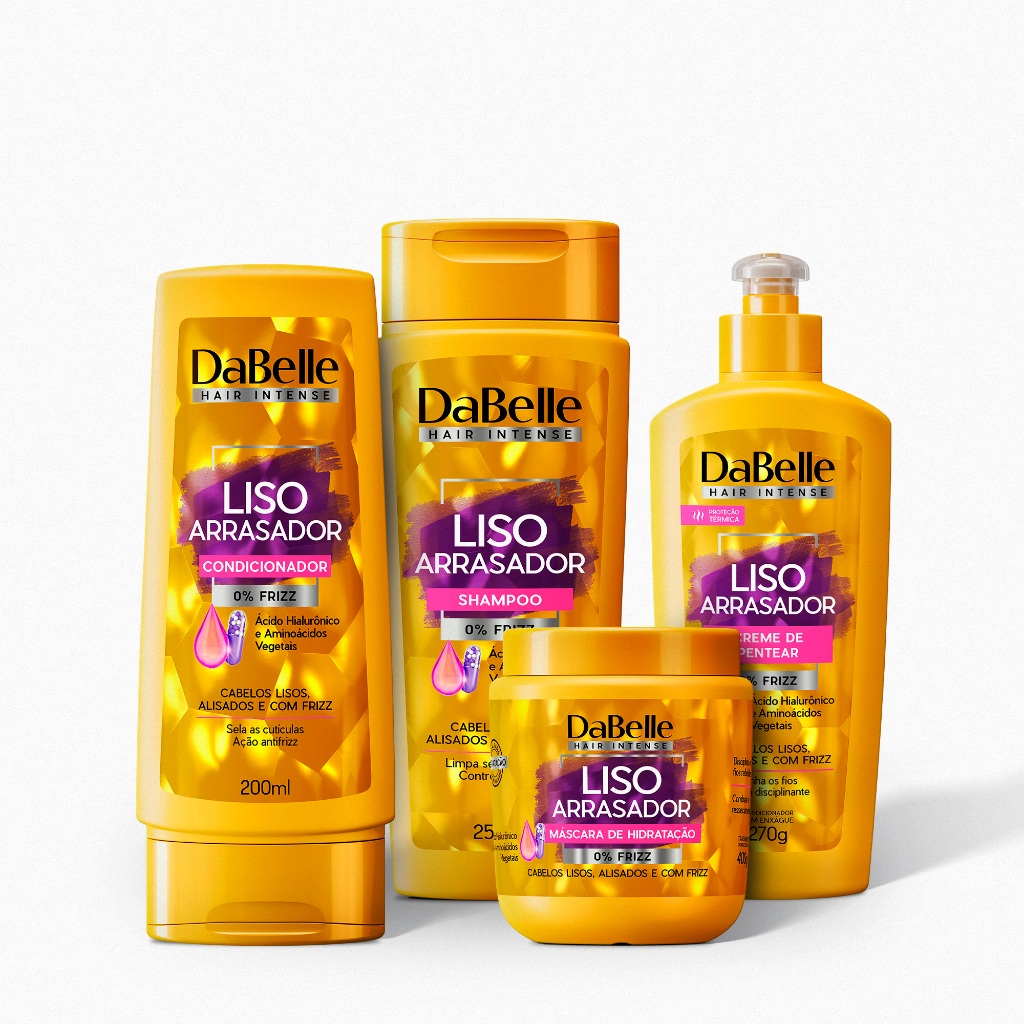 DaBelle Kit Essencial 4 Produtos - Liso Arrasador
