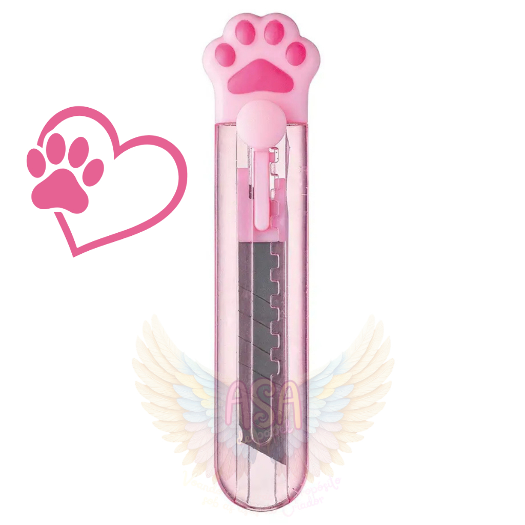 Estilete Patinha Gatinho Holic Pets Tris Volta as Aulas Papelaria Fofa em Oferta na Shopee