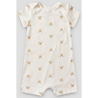 Macaquinho Romper para Bebê em Algodão Premium com Estampa Ursinho em Oferta na Shopee