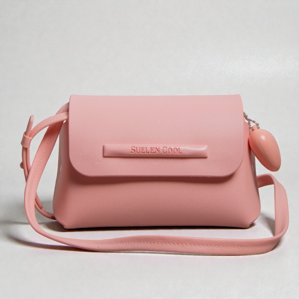 Bolsinha Feminina Pequena Suellen com Coração – Clutch, Necessaire Porta Maquiagem OFFV.V