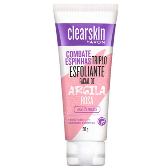 Linha Clearskin cuidados faciais Triplo esfoliante - 60g em Oferta na Shopee
