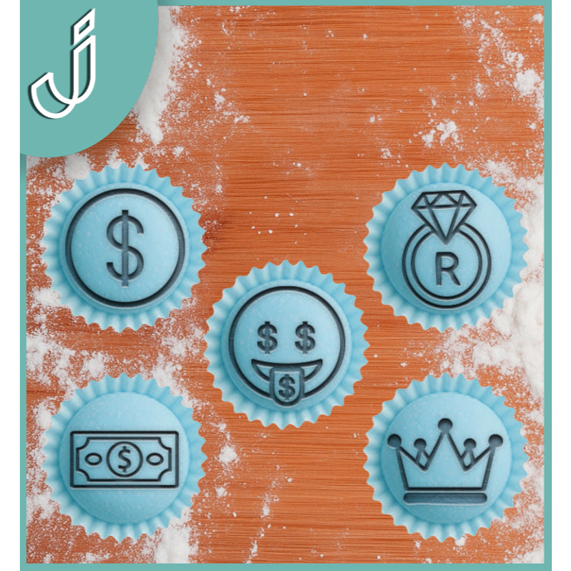 Carimbos Tema Riquinho Rico Cifrão Dinheiro para Brigadeiros / Docinhos Marcador em Oferta na Shopee