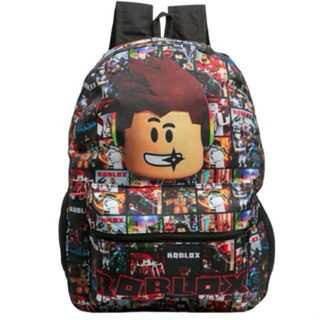 Mochila Escolar Roblox Games Costas Tamanho Grande em Oferta na Shopee