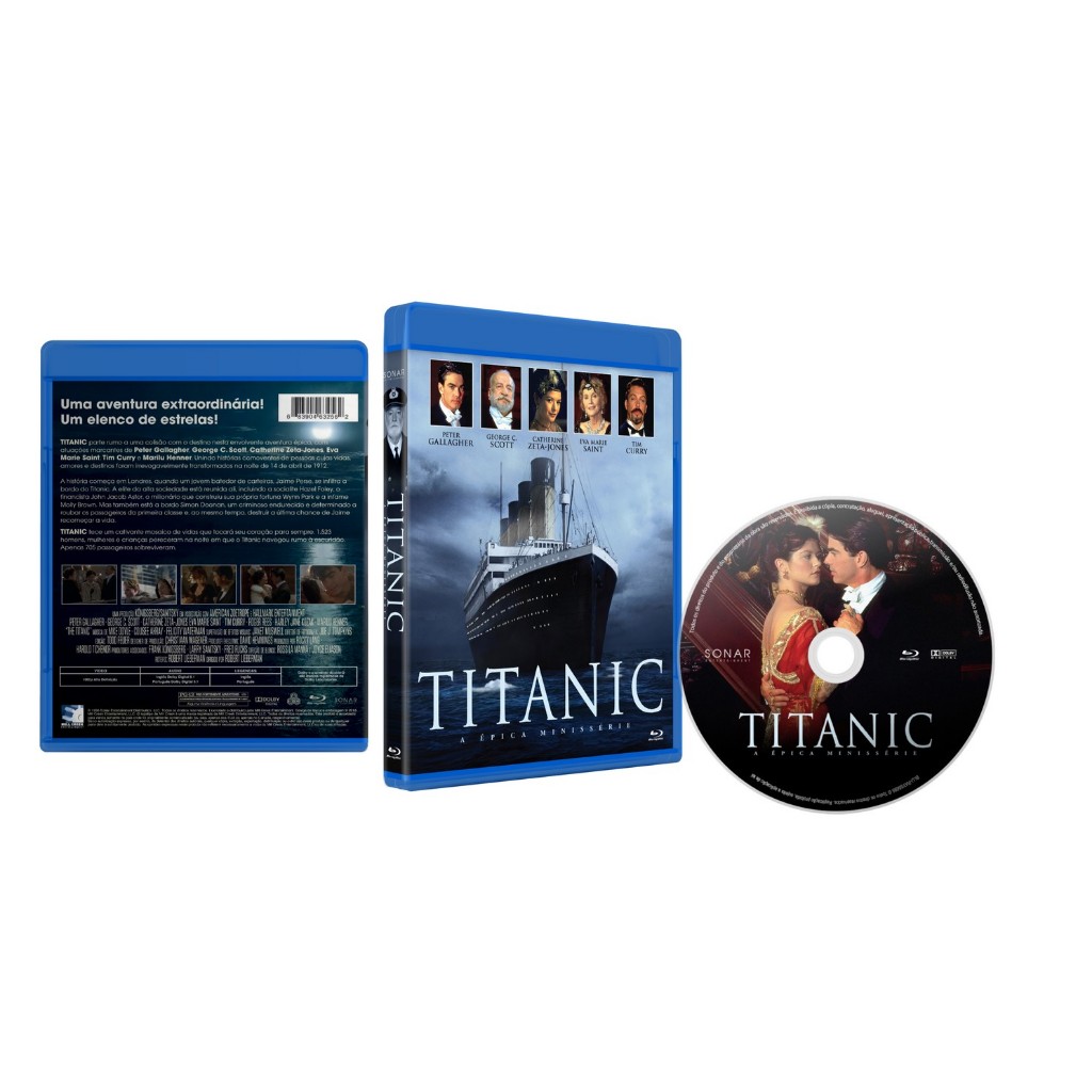 Bluray Titanic A Épica Minissérie (1996) Fullhd Com Luva