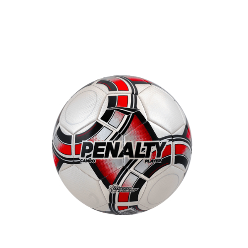 Bola de Futebol de Campo Penalty Player - Branco - Preto - Vermelho