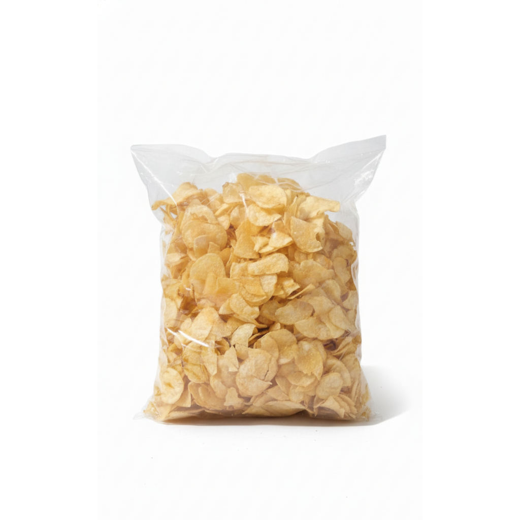 Batata Chips Lisa 1 Kg, 500g(melhor preço)Chips, batata,crocante