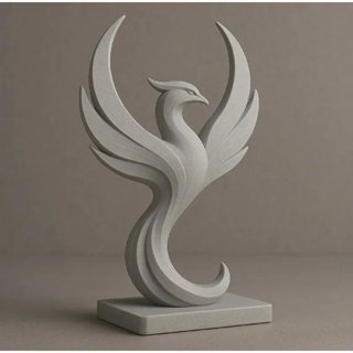 Escultura Fênix – Elegância, Renascimento e Design Moderno em Oferta na Shopee
