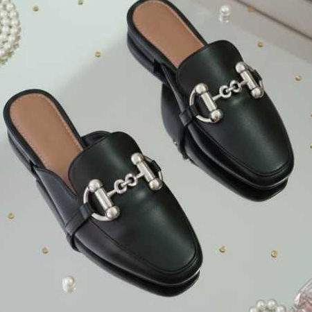 mule quadrado mule casual mule mocassim sapatilha MULE QUADRADO ABS DOURADO