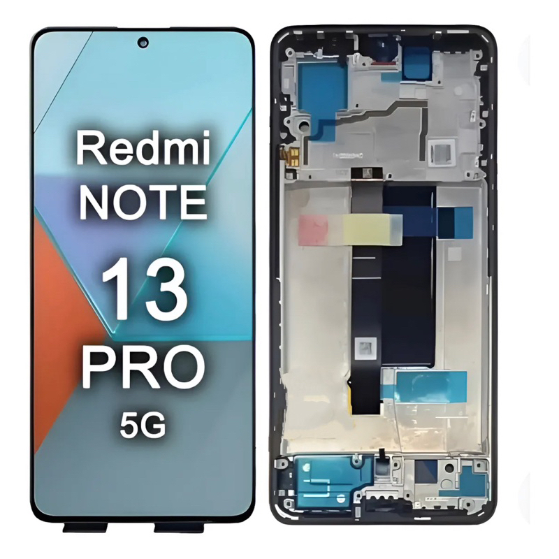 Display Touch Frontal Compatível Xiaomi Note 13 Pro 5g Incell Com Aro sem biomet