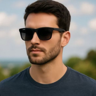 óculos de Sol Justin quadradinho acetato com proteção Uv400 em Oferta na Shopee