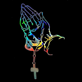 Adesivo de Janela para Motos com Gestos de Mão do Buda em Oferta na Shopee