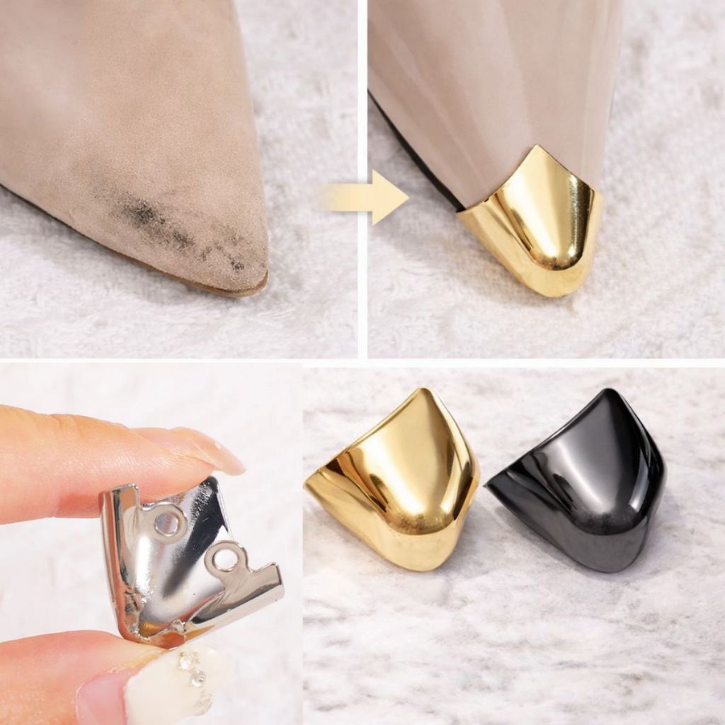 Protetor de bico de salto alto ferro metal ponteira reparador de ponta de salto alto feminino