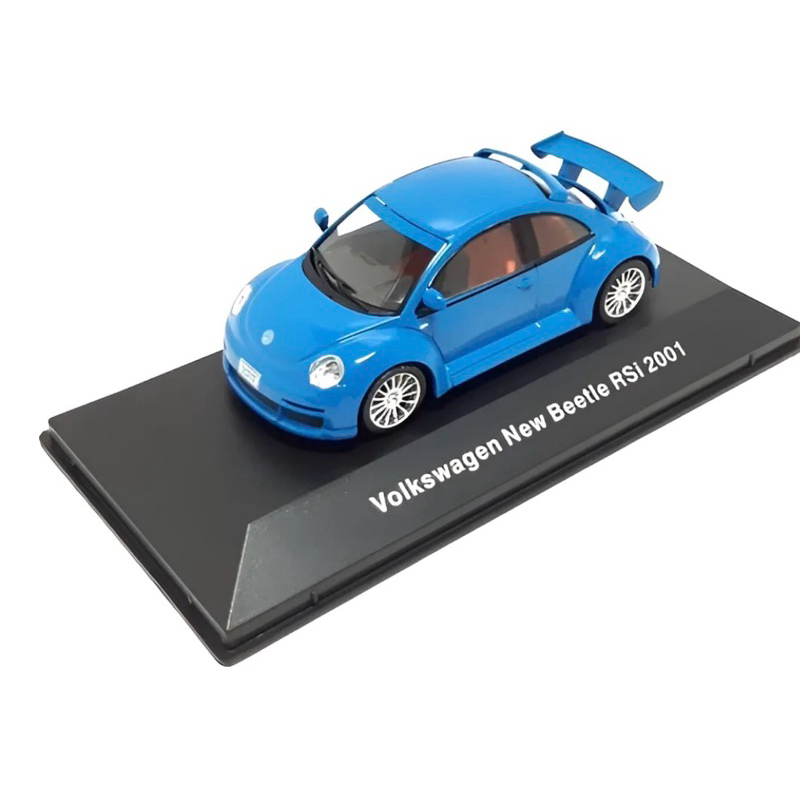 Miniatura Volkswagen New Beetle Fusca Rsi 1:43 Ixo Azul