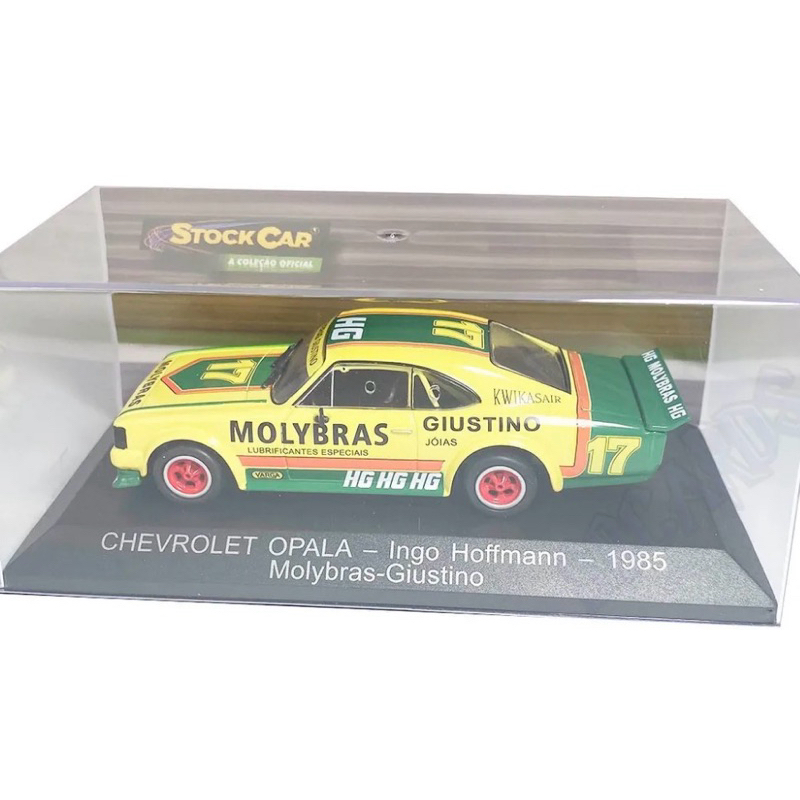 Miniatura Chevrolet Opala 1985 Ingo Hoffmann 1:43 Ixo Amarelo