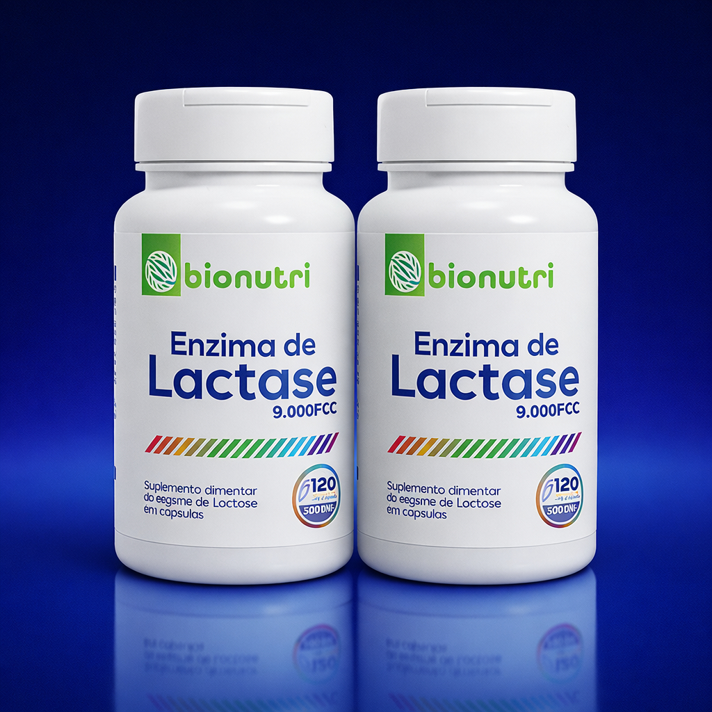 Kit 02 Enzima de Lactase - 10.000fcc - 240 Cápsulas - Bionutri - Suplemento Alimentar em Oferta na Shopee