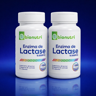Kit 02 Enzima de Lactase - 10.000fcc - 240 Cápsulas - Bionutri - Suplemento Alimentar em Oferta na Shopee
