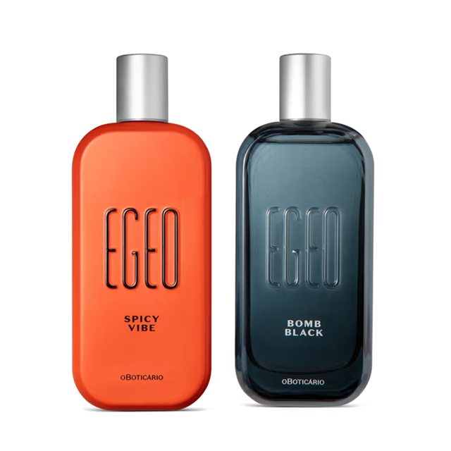 Combo Egeo: Spicy Vibe + Egeo Bomb Black Perfume Masculino Desodorante Colonia O Boticário em Oferta na Shopee