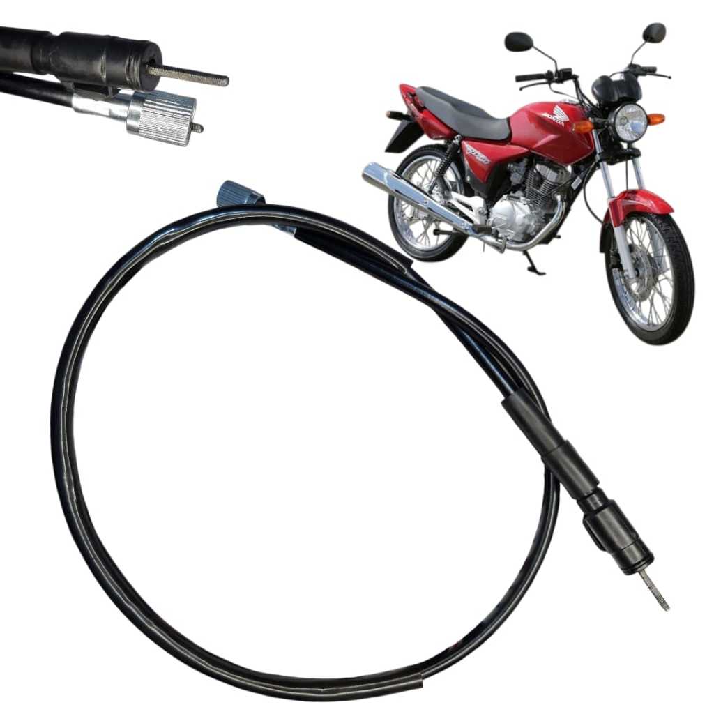 Cabo Velocímetro Cg Titan 150 2004 2005 2006 2007 2008 em Oferta na Shopee
