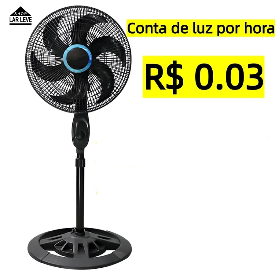 Ventilador de Torre 6 Pás, 3 Velocidades, Bivolt - Silencioso e Econômico，110V/220V em Oferta na Shopee