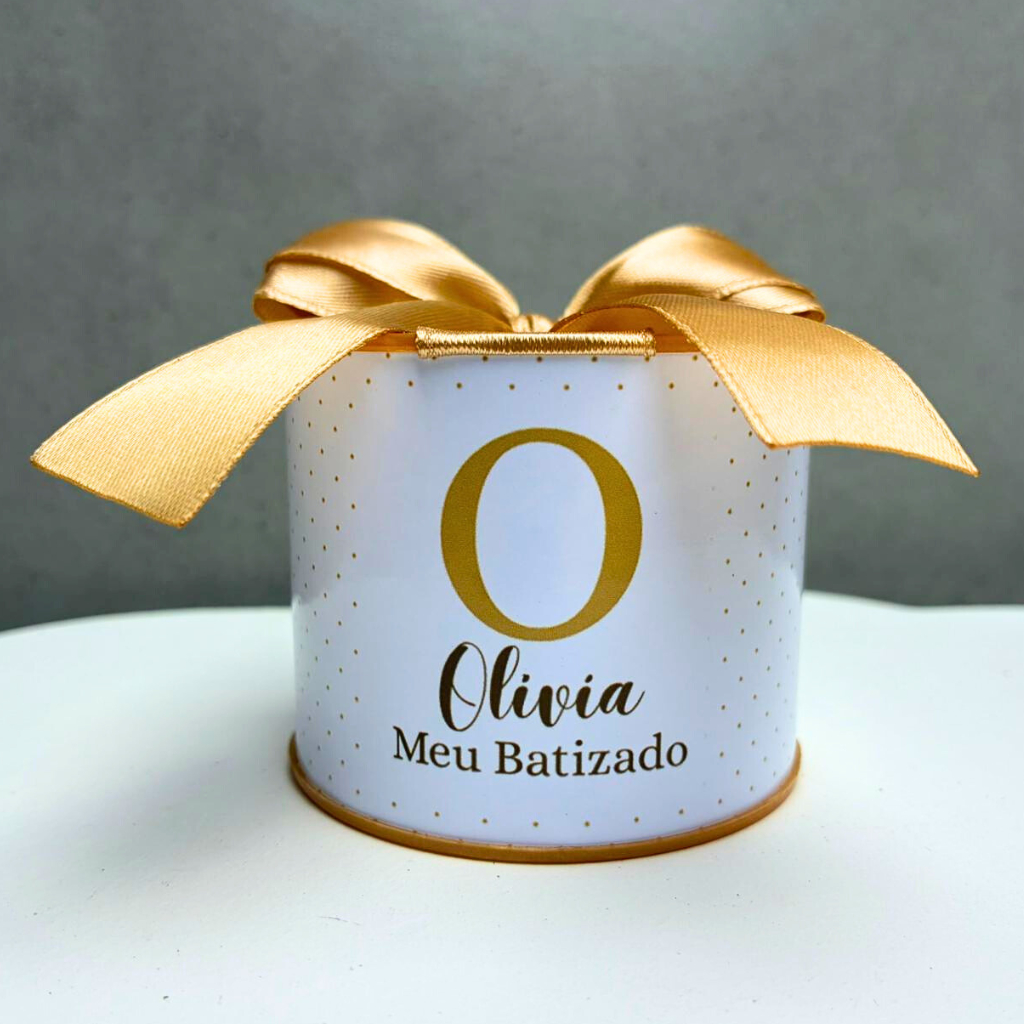 Kit Tubolatas personalizadas 5×6 - Lembrancinha batizado / comunhão / eucaristia / apresentação