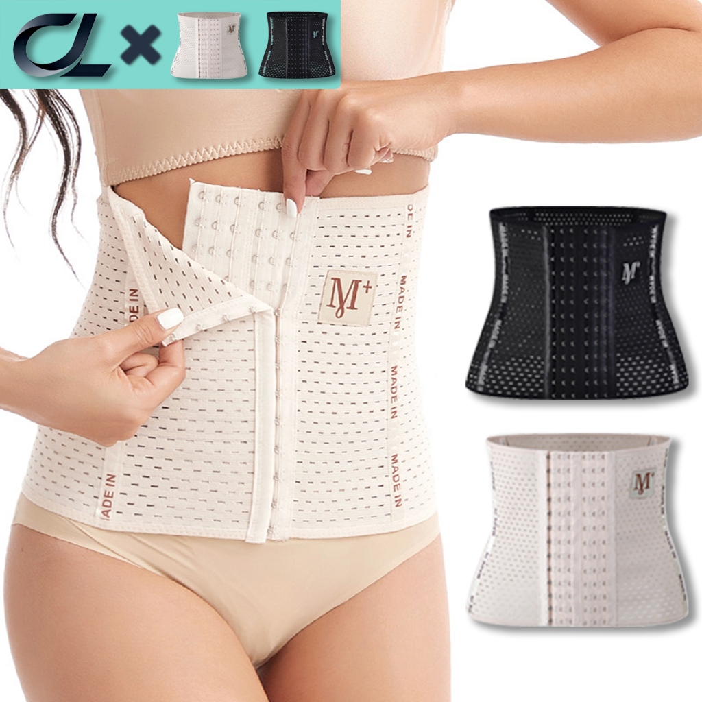 Cinta Modeladora Abdominal Ajustável Com Colchetes e Alta Compressão Emagrecedora Queima Gordura em Oferta na Shopee