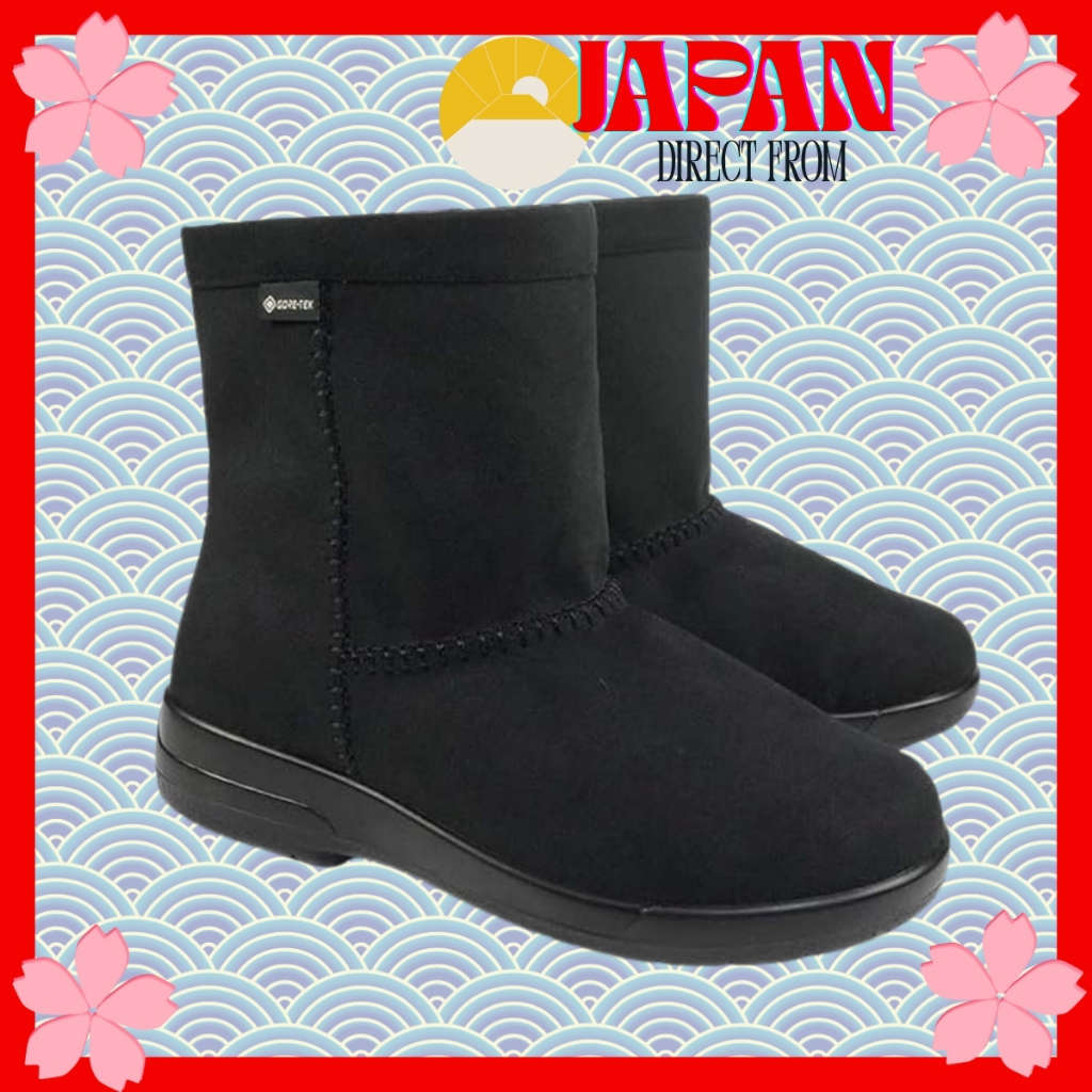 ASAHI TOP DRY Botas Femininas de Inverno Impermeáveis GORE-TEX | Forro Quente em Boa | Largura 3E | Botas de Neve | TDY