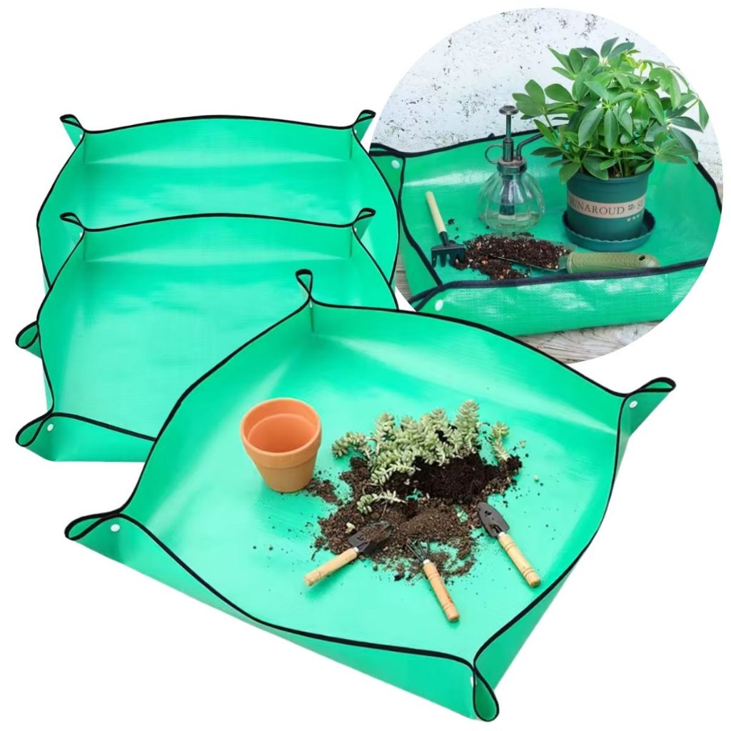Kit 3 Esteira Tapete De Plantio/Esteiras De Jardinagem De PE De Jardim Reutilizáveis/Plantas À Prova D'água Dobráveis