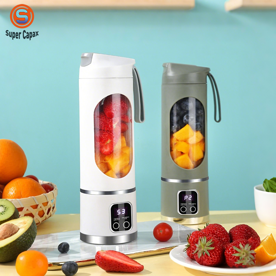 Liquidificador portátil recarregável para sucos automáticos batidos bebidas vitamínicas e leite