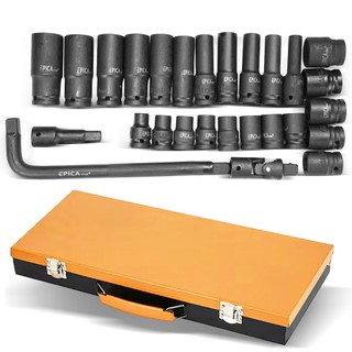 27pcs Extensão de Tomada Profissional 160mm e 250mm Alta Resistência para Reparo Automotivo